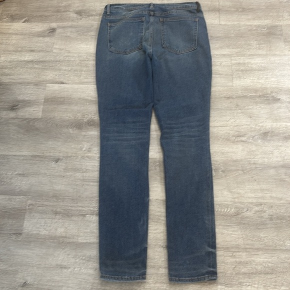 Alexander Wang Denim X Wang Mid Rise Straight Leg Blue Denim Jeans 30 - Picture 9 of 10